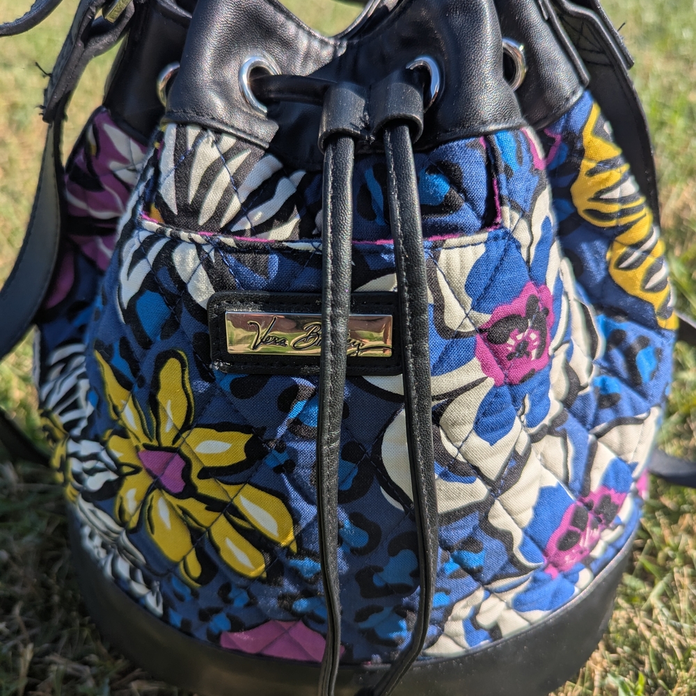 Vera Bradley Drawstring crossbody purse African violet
